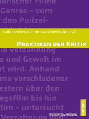 cover image of Praktiken der Kritik